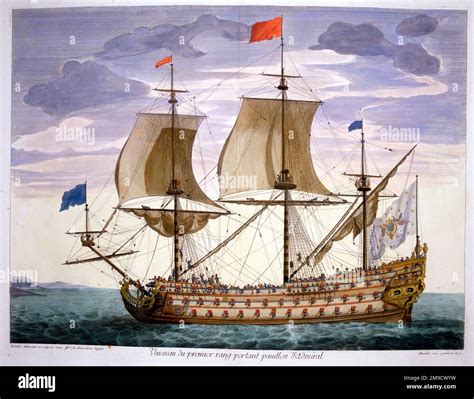 1700s sailing ship navigating open Atlantic waters under moonlight