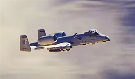 A-10 engine placement high fuselage rear view battlefield