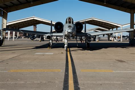 A-10 Thunderbolt II parked at Whiteman Air Force Base