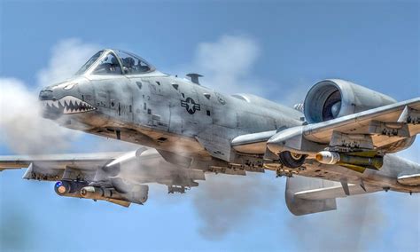 A-10 Warthog conducting maritime strike over the Persian Gulf