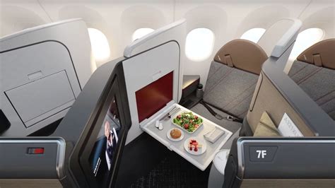 A321XLR business class lie flat seats Thompson Aero Seating cabin layout