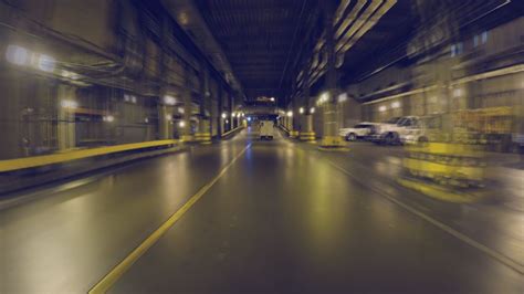 abandoned Denver airport baggage tunnels converted into pedestrian walkway