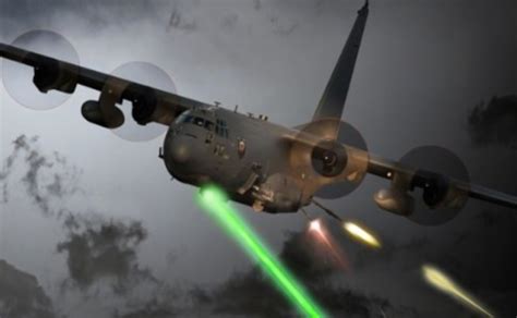 AC-130 laser weapon test airborne directed energy system