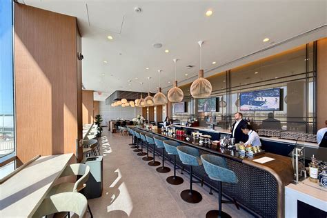 Admirals Club Philadelphia lounge with spacious seating and modern layout