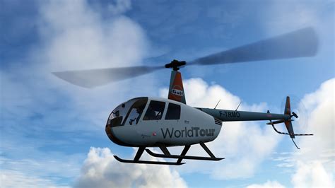 advanced helicopter flight simulator with six degree motion base military training