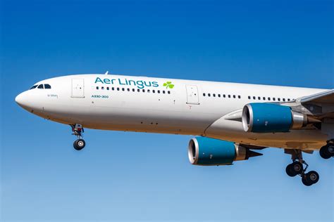 Aer Lingus Airbus A330 Las Vegas route departure from Dublin Airport