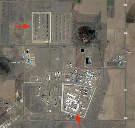 aerial exclusion zone over Pantex Nuclear Facility Texas