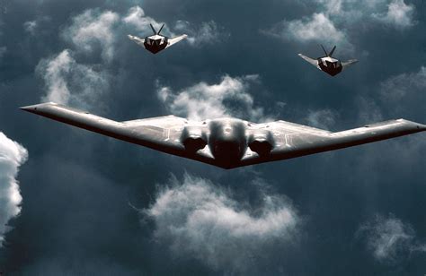 aerial refueling of B-2 Spirit stealth bomber over Pacific Ocean