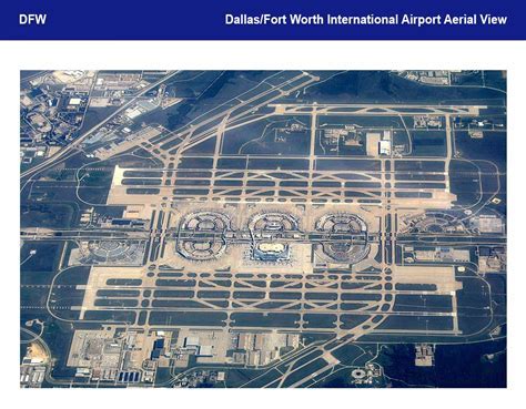 aerial view of dallas fort worth airport packed with american airlines jets