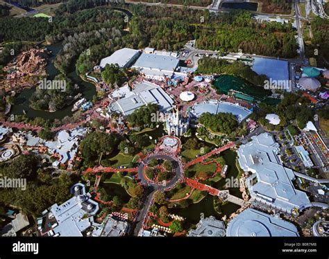 aerial view of Magic Kingdom fireworks from helicopter window at night