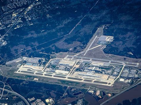 aerial view of Raleigh–Durham International Airport