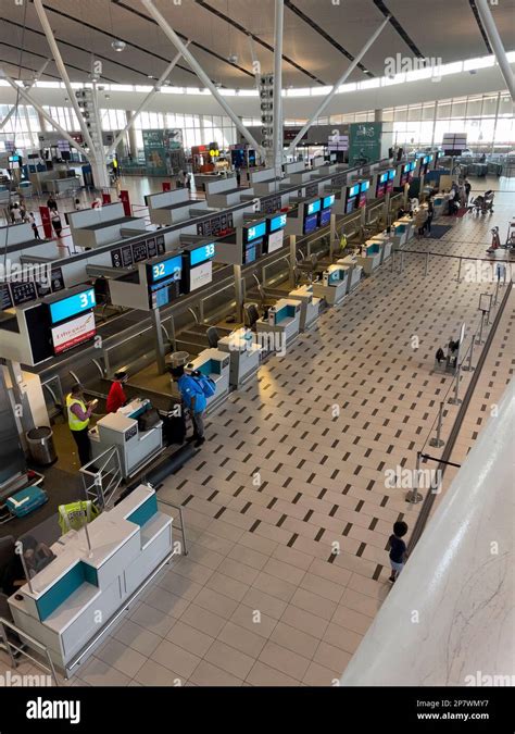 African airport passenger terminal with international airline operations