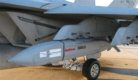 AGM-154 JSOW in mid-flight towards a target