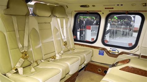 AgustaWestland AW109 Grand Versace VIP helicopter interior