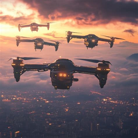 AI-assisted autonomous combat drone flying alongside F-47