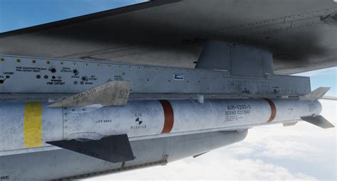 AIM-120D missile mounted on an F-22’s internal weapons bay