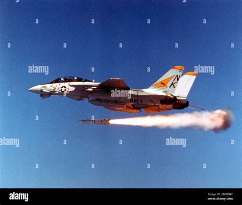 AIM-54 Phoenix missile mounted under F-14 wing close-up