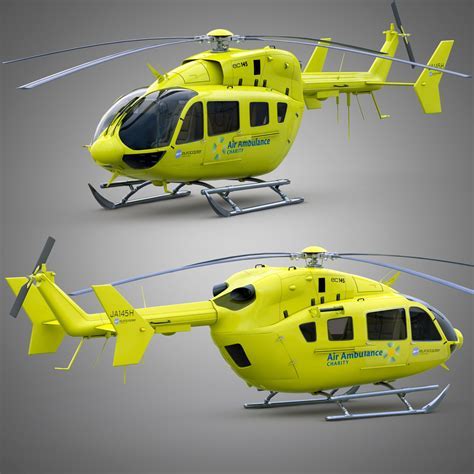 air ambulance helicopter landing at hospital helipad during emergency mission
