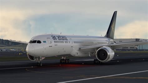 Air Astana Boeing 787 Dreamliner livery concept art