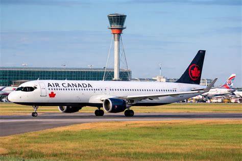 Air Canada A321XLR Toronto Pearson London Heathrow daytime flight