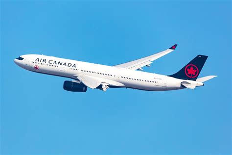 air canada a330-300 at venice marco polo airport summer season service