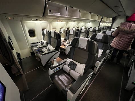 Air Canada Boeing 737 MAX 8 interior with passengers enjoying long-haul comfort