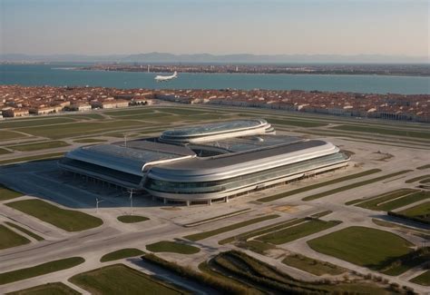 air canada flight landing at venice marco polo airport