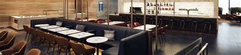 Air Canada Signature Suite Toronto fine dining tables luxury lounge