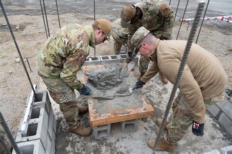 air force civil engineering squadron building prefab concrete barriers
