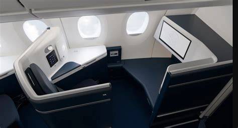 Air France Airbus A350 business class private suite cabin interior