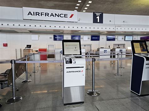 Air France check-in area flooded with stranded passengers during ATC strike