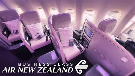 air new zealand business premier class lie-flat bed inflight experience