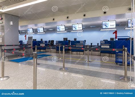 air serbia check-in counters at belgrade nikola tesla airport