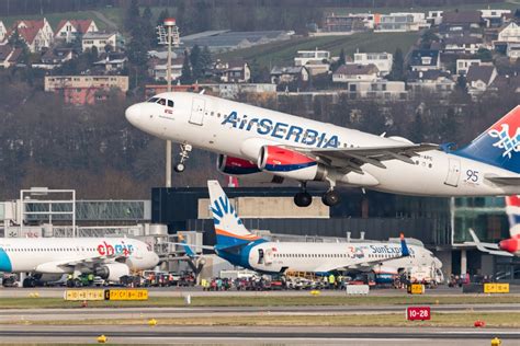 Air Serbia executives at press event celebrating passenger milestone