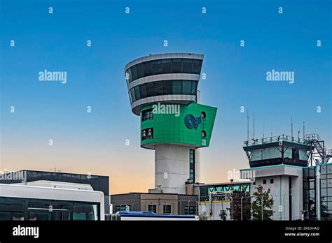 air traffic control tower at milan bergamo overseeing resumed flight operations after incident