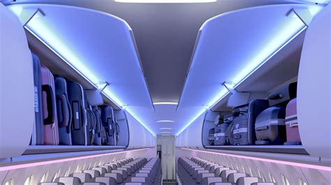 airBaltic A220 cabin interior showing modern seating and lighting