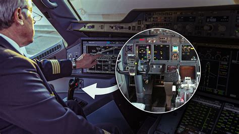 Airbus A320 cockpit with sidestick and digital flight displays