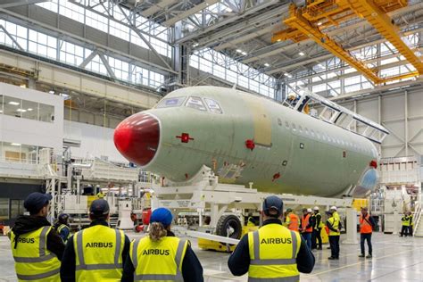 Airbus A320neo final assembly line in Toulouse