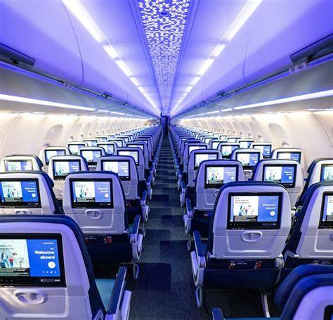 Airbus A321neo aircraft with extended range capability