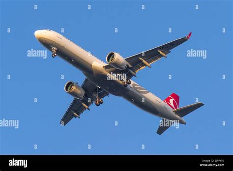 Airbus A321neo modern narrowbody jet in flight