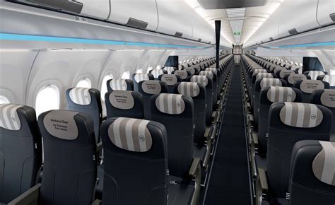 Airbus A321neo premium transcontinental cabin interior