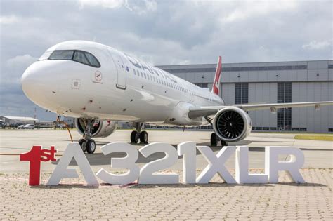 Airbus A321XLR narrow-body long range aircraft in flight