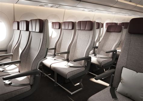 Airbus A350-1000 cabin interior high-density long-haul configuration