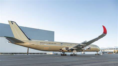 Airbus A350-1000ULR aircraft designed for Qantas Project Sunrise ultra long haul flights