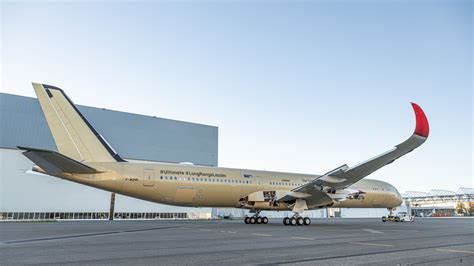 airbus a350-1000ulr rollout for qantas project sunrise program