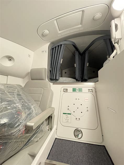 Airbus A350 cabin crew rest bunk in upper deck module