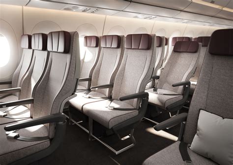 Airbus A350 cabin interior premium economy mood lighting widebody jet