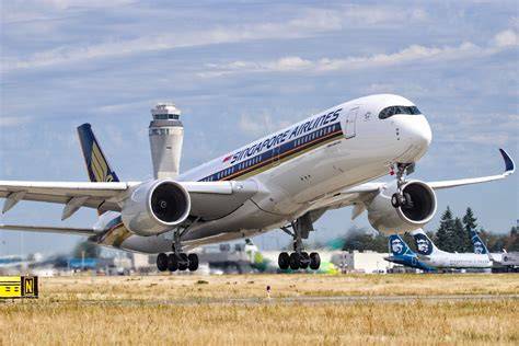 Airbus A350 long-haul cabin during a 19-hour nonstop flight