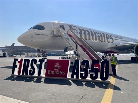Airbus A350 preparing for inaugural commercial flight at airline hub