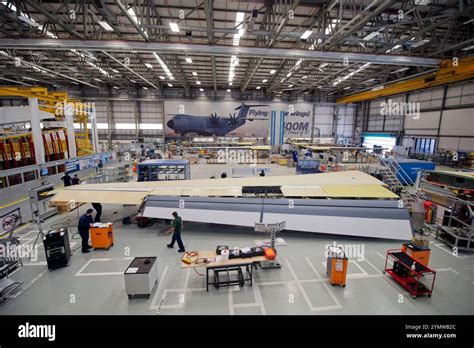 Airbus A350 wing design and composite structure engineering at final assembly line